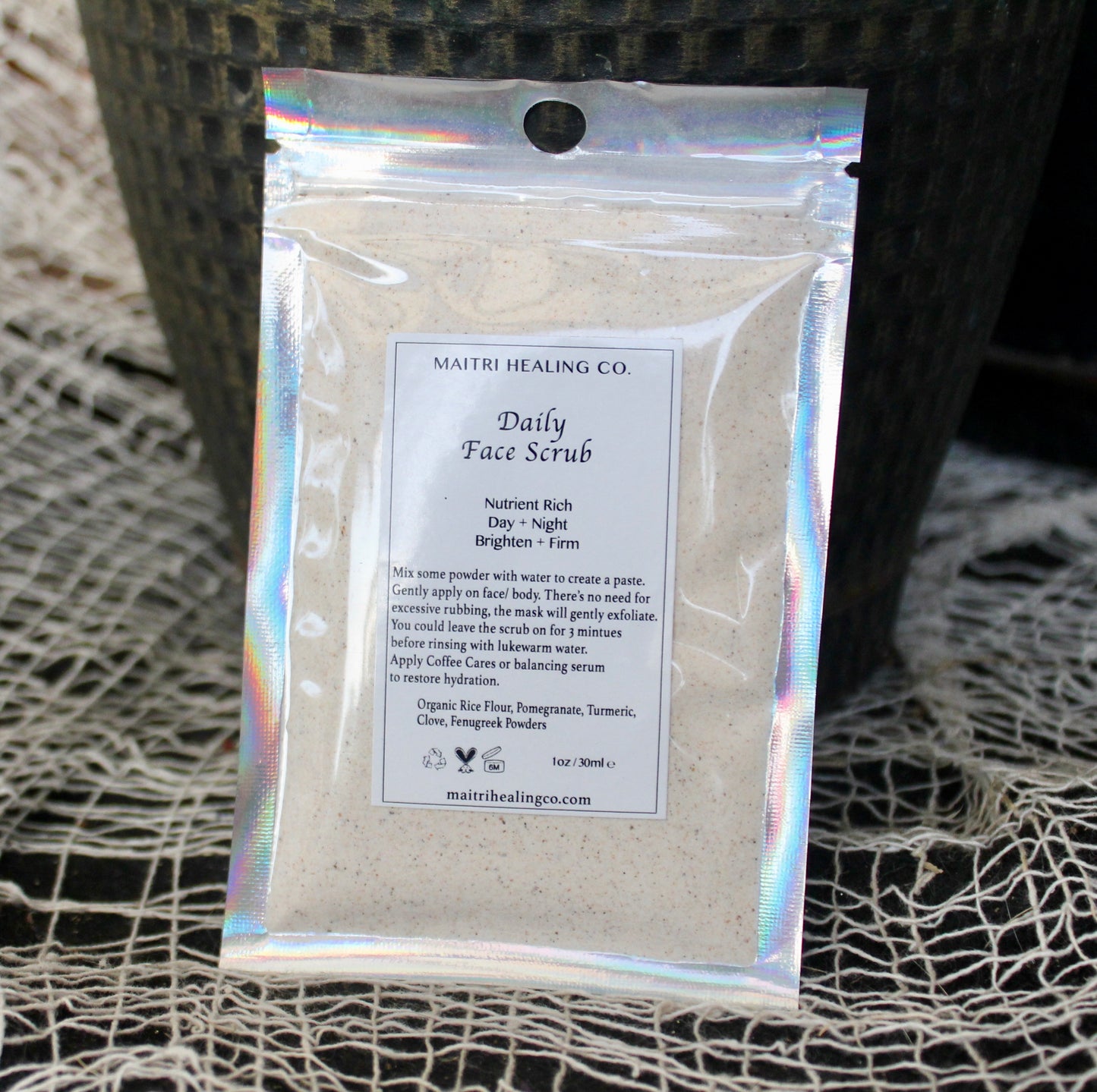 Daily Brightening Face Scrub - Maitri Healing Co.